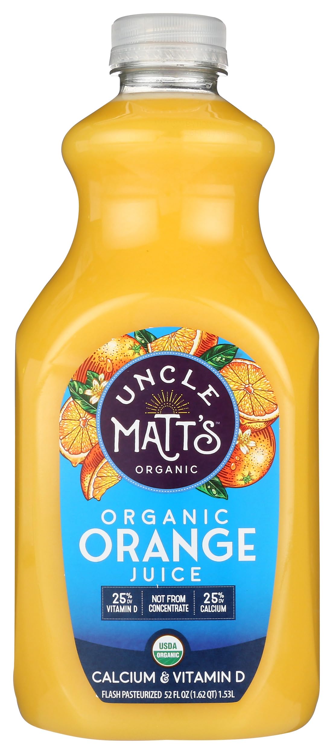 Uncle Matts, Orange Juice, 52 Fl Oz Bottle