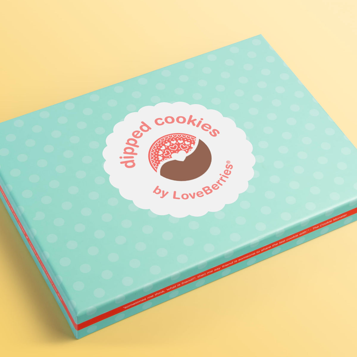 Milk, White & Dark Chocolate Covered Sandwich Cookies Gift Box by Love Berries