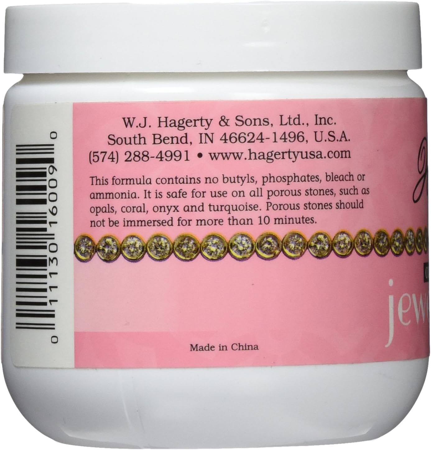 Hagerty Jewel Clean Concentrate, Jewelry Cleaner Solution with Brush and Dipping Basket for Diamonds, Gold, Platinum, and More, Kosher Certified