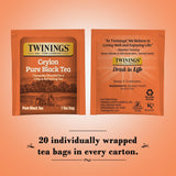 Twinings of London Ceylon Orange Pekoe Tea (Box of 20)