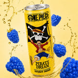 ONE PIECE PIRATE DREAM BLUE RASPBERRY ENERGY DRINK 12oz