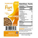 TGB Honey Almond Granola, Crunchy Almond Butter Clusters, Low Sugar, Gluten Free, Non-GMO, Natural Breakfast Cereal, Healthy Snack, 8 ounces