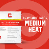 Lawry's Taco Seasoning Mix, 22 oz - One 22 Ounce Packet of Taco Seasoning Mix, Best for Chicken, Beef, Fish, Pork or Plant-Based Tacos