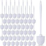 Enjamyo 50 Pcs Toilet Brushes, 14.2 Inch Long Plastic Handled Cleaning Scrubber, Heavy Duty Toilets Scrubber Brush, Toilet Bowl Brush for Bathroom