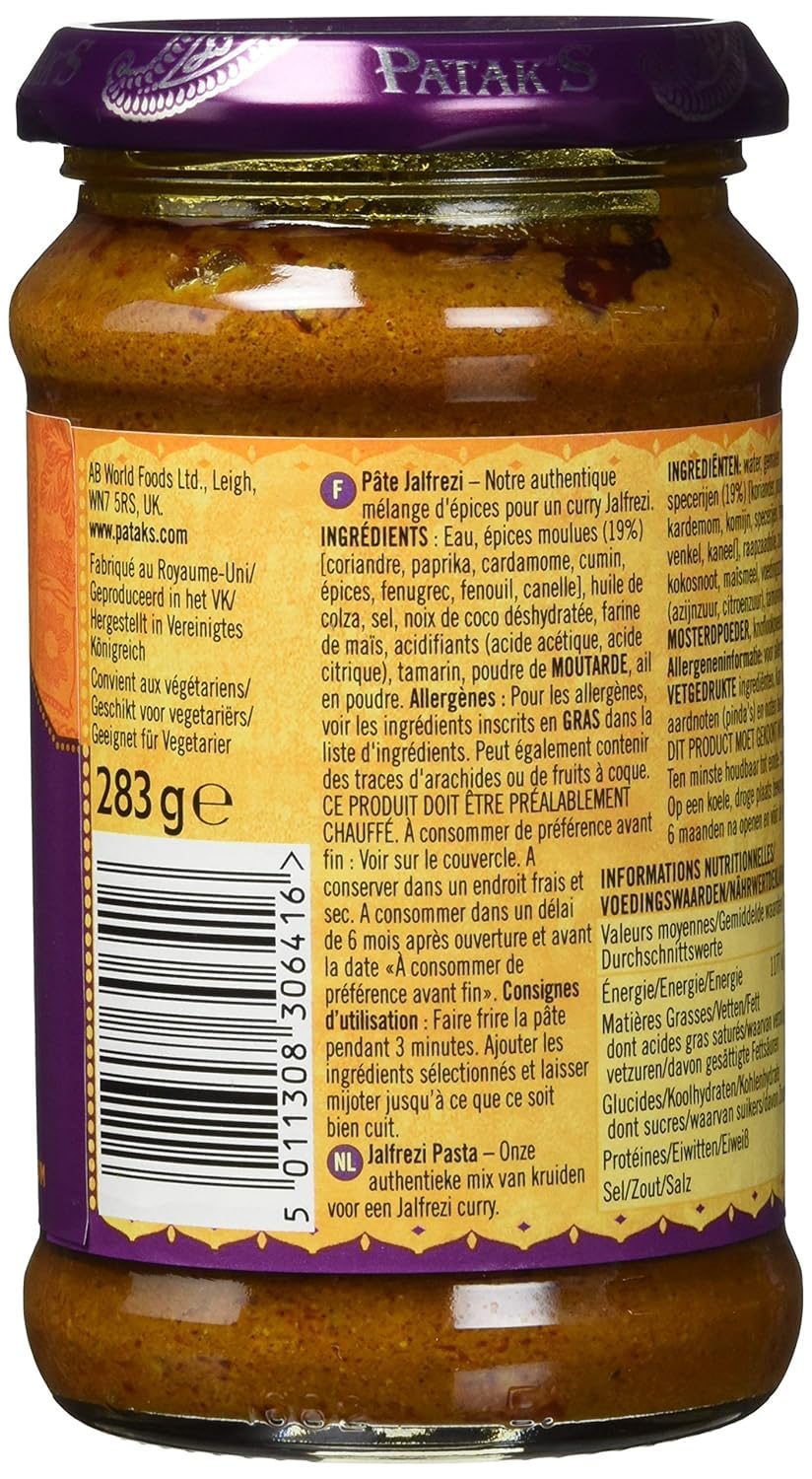 Patak's Jalfrezi Spice Paste 283g