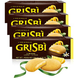 Grisbi Lemon Shortbread by Pasticceria Matilde Vicenzi, Sweet Lemon Cream Filled Patisserie Pastry Cookie, All-Natural, Kosher Dairy, Made in Italy