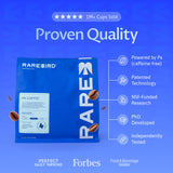 Rarebird Px Coffee, Whole Bean Coffee - Medium Roast - Powered by Px (Paraxanthine) for Smooth, Focused, Sleep-Friendly Energy - Specialty Grade