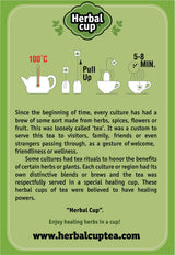 Herbal Cup Ayurveda Tea, Organic Anti-Stress, No Caffeine Herbal Supplement (Anti-Stress, 16 Count (Pack of 6))