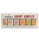 Sugar Bob's Finest Kind - Savory Maple Pantry 6 Flavor Variety Pack - Smoked Maple Syrup, BBQ Sauce, Maple Sriracha Hot Sauces & More - 2 oz Size