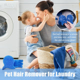 Pet Hair Remover for Laundry-4PCS,Dog Hair Remover for Laundry,Pet Hair Remover Balls for Washing Machine Reusable Hair Catcher for Dogs and Cats