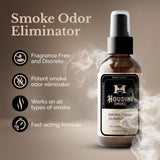Houdini Smoke Odor Eliminator for Home and Car - Long-Lasting Odor Eliminator Spray, Room Deodorizer, Car Odor Eliminator, Powerful Neutralizer