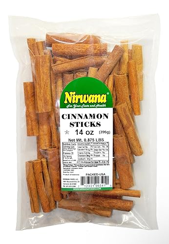 Premium Cinnamon Sticks | Cinnamon for Tea, Baking & Cooking | Perfect for Loose Leaf Tea, Seasoning, & Spice Blends (14 oz)