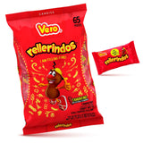 Vero Rellerindos - Tamarind Flavor Hard Candy (65 Units) - Authentic Mexican Candy, Individually Wrapped Hard Candy Pack Perfect for Parties, Piñatas