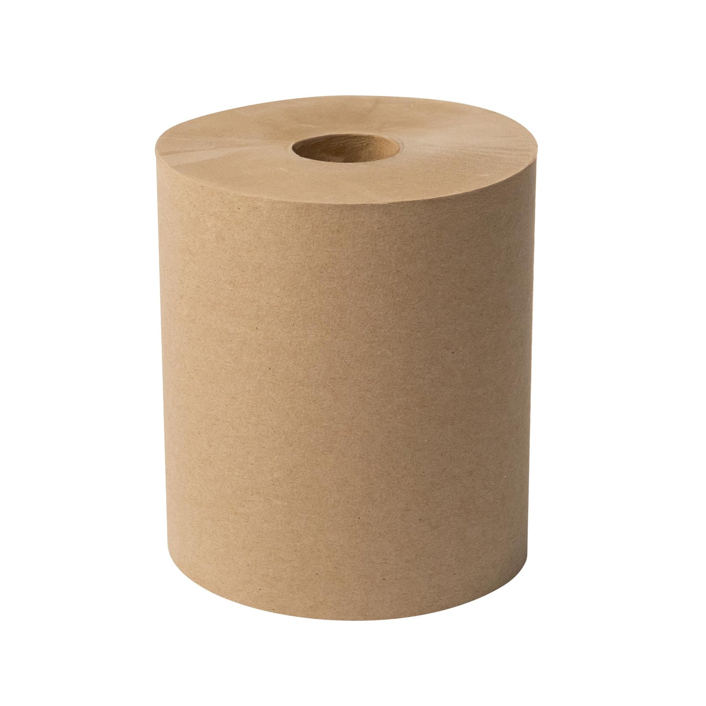 Sierra Hygiene 1-Ply Natural (Kraft) Roll Towels, 8” x 800’, Hardwound Universal Paper Towel Rolls for Commercial Restrooms, Restaurants, Schools