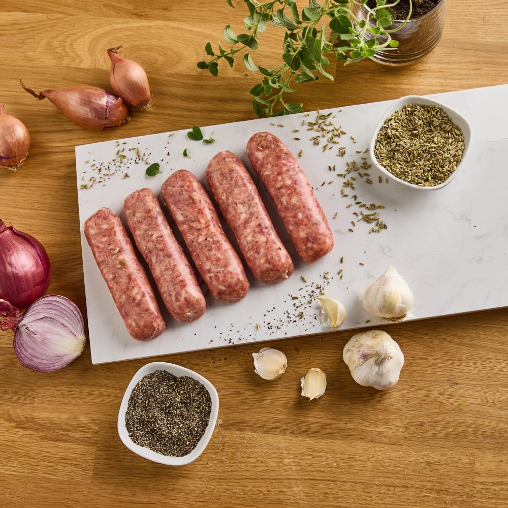 Premio - Sweet Italian Chicken Sausage Links 14 oz, Gluten Free All Natural Chicken Sausage, No MSG or Preservatives, Fresh Frozen, Mild Sweet Flavor