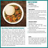 Dals Foods Healthy Nutritious Fufu, Dieters' Swallow | 100% Natural Flour, Low-Carb, Plant-Based Fiber & Protein Blend, Gluten Free Baking & Cooking