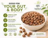 Julia's Organic Tiger Nuts (37 oz | Raw Snacks) Premium Raw Tiger Nuts | Gluten Free Snack, Non-GMO | Prebiotic Fiber | Paleo Friendly | Low
