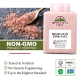 Himalayan Chef Pink Salt Fine Plastic Jar 5 Lbs, Pure 100% Natural Gourmet Pink Salt, Add Essential Minerals | Perfect for cooking & Seasoning, Pack