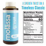 Molässa Light Sweet Molasses - Specialty Sweetener Made From 100% Pure Sugar Cane - Delicate Caramel Notes, Smooth Golden Texture & No Bitterness