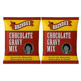 Brenda's Chocolate Gravy Mix - Classic Southern Style, 8.8 oz, 2 Pack