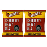 Brenda's Chocolate Gravy Mix - Classic Southern Style, 8.8 oz, 2 Pack