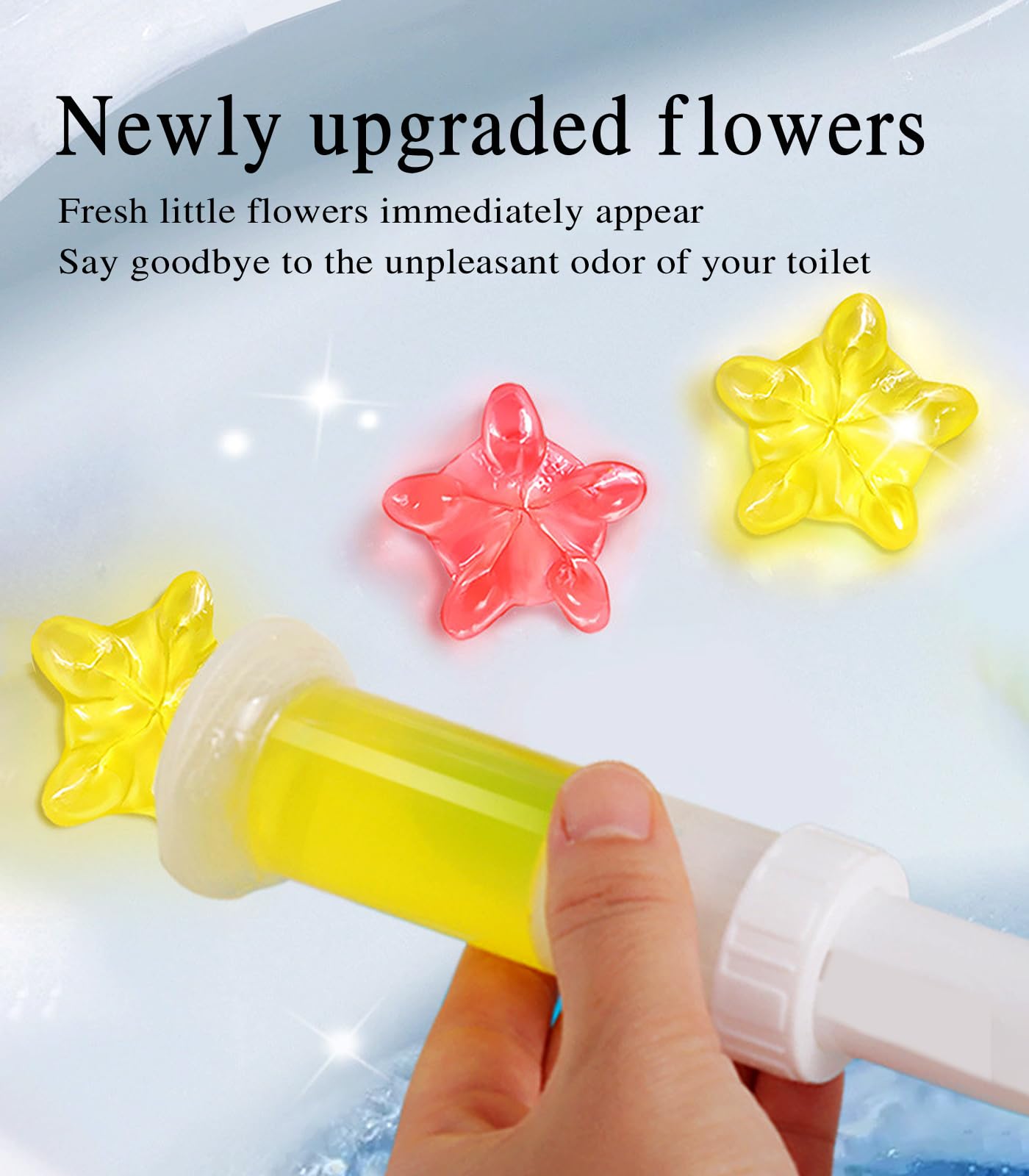Toilet gel seal, 72 sticks, 6 kinds of fragrance, clean air freshener (6, 6 packs)