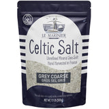 Le Marinier Celtic Salt Organic Grey Coarse, 1.1lb - 18oz. Mineral Rich 100% Natural and Unrefined French Sea Salt Organic. Hand Harvested Mineral Sea