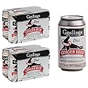 Goslings Diet Ginger Beer Cans of 12 fl oz Each | Ginger Beer Sugar Free For Moscow Mule And Mixers For Alcoholic Drinks (12)