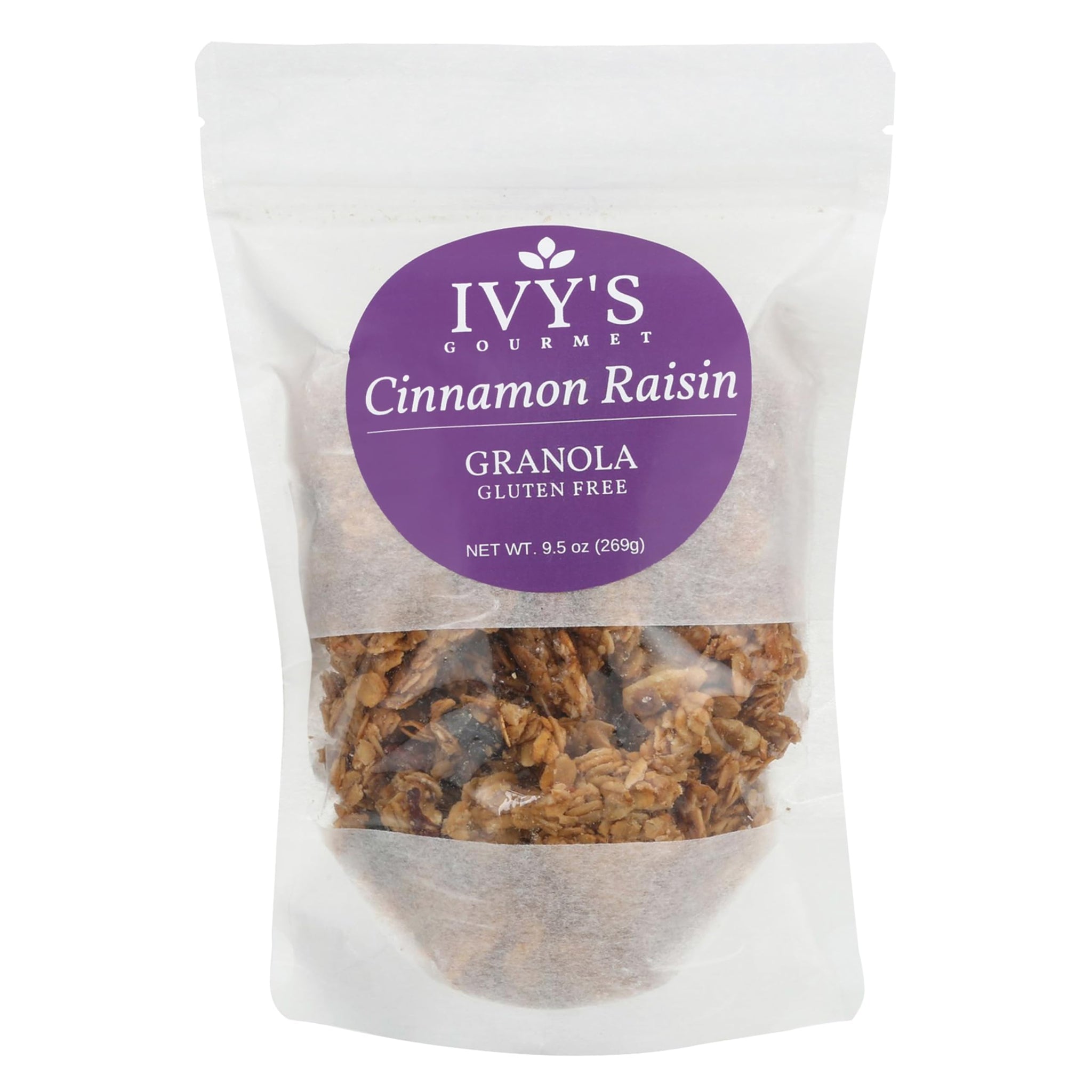 Ivy's Gourmet, Granola Chewy Small Batch Cinnamon Raisin, 10 Ounce