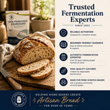 Cultures for Health San Francisco Sourdough Style Starter Culture | Homemade Artisan Bread | Heirloom, non-GMO | Live Culture Bread Mix | Easy
