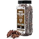 Soeos Organic Star Anise, Whole Star Anise 4 oz (114g), Chinese Star Anise Pods, Star Anise Organic Whole, Non-GMO Verified, Dried Star Anise