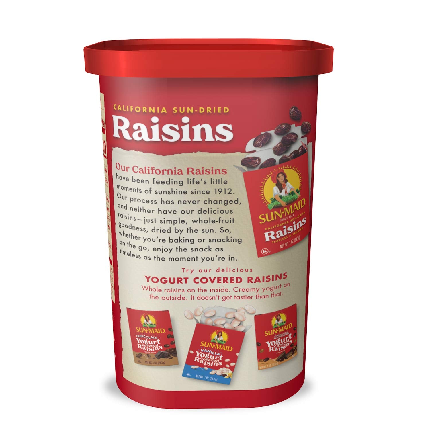 Sun-Maid California Raisins | 23 Ounce | Whole Natural Dried Fruit | No Artificial Flavors | Non-GMO | Vegan And Vegetarian Friendly