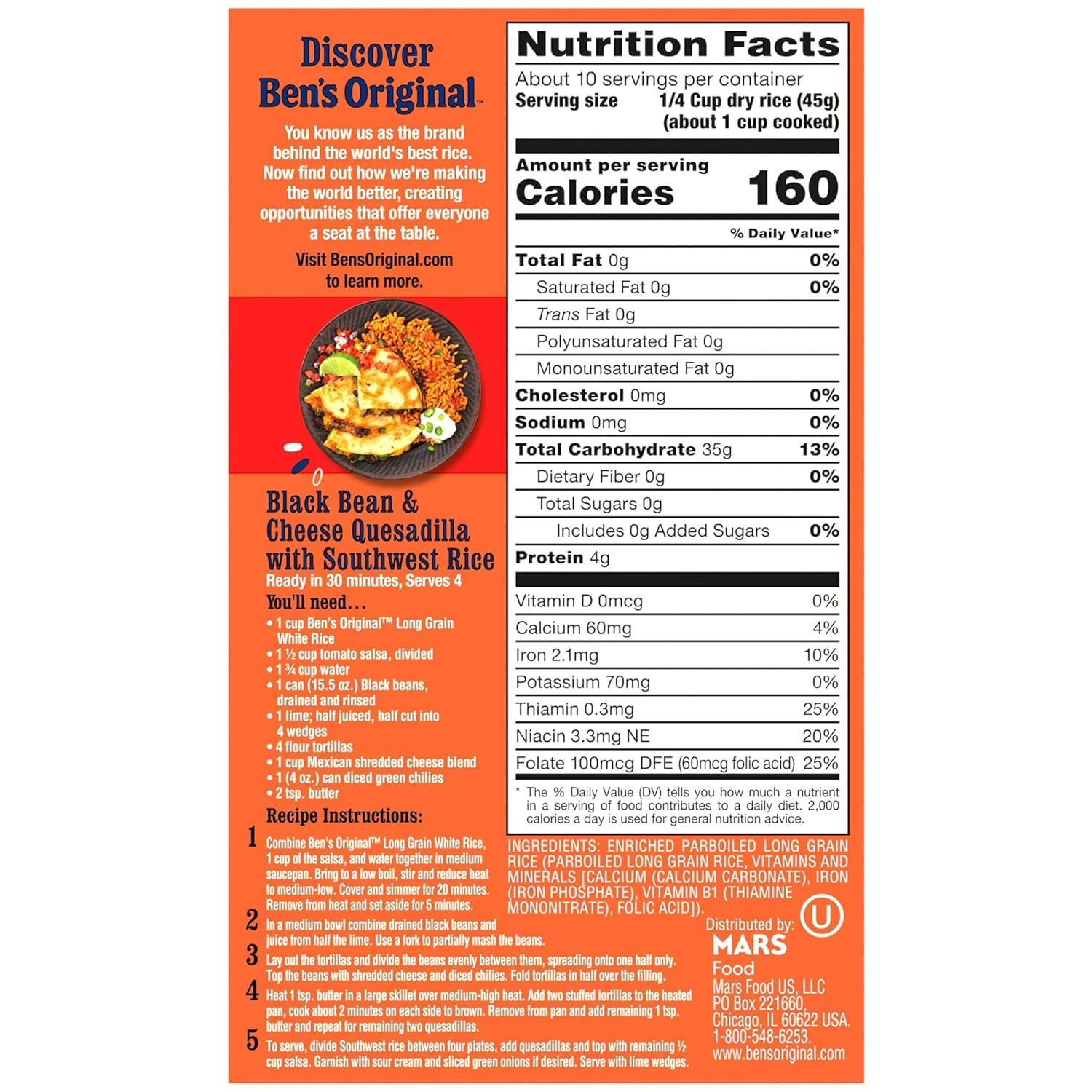 Uncle Ben's Original Converted Enriched Parboiled Long Grain Rice 16 oz