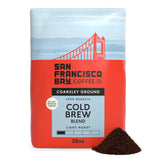 San Francisco Bay Ground Coffee, Cold Brew Blend (28 oz Bag), Coarse Ground, Medium Roast Coffee