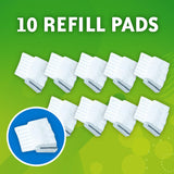 Scrubbing Bubbles Flushable Toilet Bowl Wand Cleaner Refills, Fresh Brush Cleaner Toilet Refill Pads, Removes Limescale & Odors, Citrus Scent, 10
