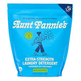Aunt Fannie's Extra Strength Powder Laundry Detergent, Stain Fighting, Plant Based, Natural Ingredients, 70 Loads Per Bag, Eucalyptus, 44 Oz