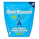 Aunt Fannie's Extra Strength Powder Laundry Detergent, Stain Fighting, Plant Based, Natural Ingredients, 70 Loads Per Bag, Eucalyptus, 44 Oz