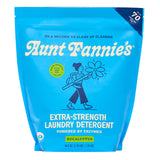 Aunt Fannie's Extra Strength Powder Laundry Detergent, Stain Fighting, Plant Based, Natural Ingredients, 70 Loads Per Bag, Eucalyptus, 44 Oz