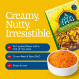 A Taste of Thai Peanut Sauce Mix Packets | Authentic Thai-Style Sauce with Ground Peanuts & Traditional Spices | Ready in Minutes | No Artificial