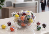 Jawbreaker Candy Bulk 2 lb - Assorted Hard Jaw Breaker Balls - Classic Long Lasting - Retro Hard Wrapped Suckers for Parties, Buffets, Vending, Pinata