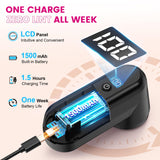 Fabric Shaver, Ziitty Lint Remover for Clothes, Type-C Rechargeable Lint Shaver with LCD Display & 6-Blade, Sweater Shavers to Remove Pilling?Fuzz