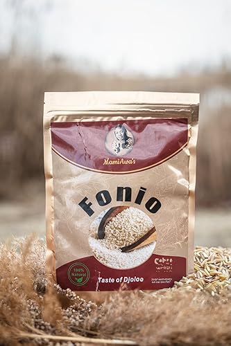 MamiAwa's Fonio African Ancient Grain, 14.1 oz (400g), Natural Gluten-Free