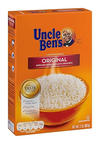 Uncle Ben's, Enriched Parboiled Long Grain Rice, Original, 32oz Box (Pack of 4)