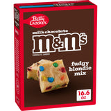 Betty Crocker Fudgy Blondie Bar Mix, with Milk Chocolate M&M'S Minis Chocolate Candies, 16.6 oz