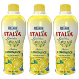 Italia Garden Italian Lemon Juice, Not From Concentrate, Real, Perfect for Cooking, Drinks, Marinades & More, Pure Citrus Flavor with Convenient