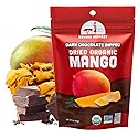 Mavuno Harvest Organic Chocolate Covered Mango - Organic Dried Mango Dipped in Dark Chocolate - Non GMO, Fair Trade, No Preservatives & Vegan