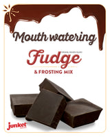 Junket Fudge and Frosting Mix: Add Milk and Butter, Heat 60 Seconds, Chill. 12 Ounce Bag of Chocolate Fudge Mix Makes 1 Pound Hansen Island Chocolate Fudge Candy or Icing for 8X8 Cake. (Pack of 1)