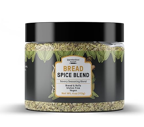 Unpretentious Bread Spice Blend (4 Ounces), Savory Seasoning Blend, Bread & Rolls, Marinades & More