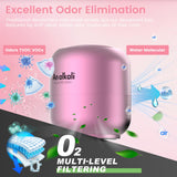 Fridge Deodorizer - 1 Pack Refrigerator Odor Eliminator, Lasts 10 Years, Chemical-Free Fresh Odor Eliminator Kit, More Effective Than Baking Soda