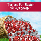 Candykrave Hershey'es Kisses Dipped Strawberry & Silver Chocolate Candy- 2lb (200 pcs) - Bulk Pack of Chocolate Covered Individually wrapped Bulk
